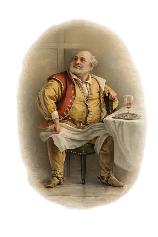 Sir John Falstaff — Porträt
